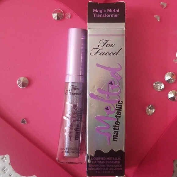 🌼💙🌟🧚MAGIC METAL Transformer DISCONTINUED Too Faced Melted Metal Lip NWT - Picture 7 of 8